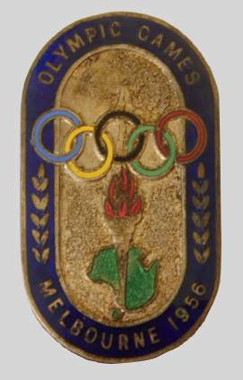 olympic games 1956 Melbourne badge