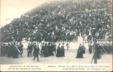 picture postcard olympic games 1906 Athens