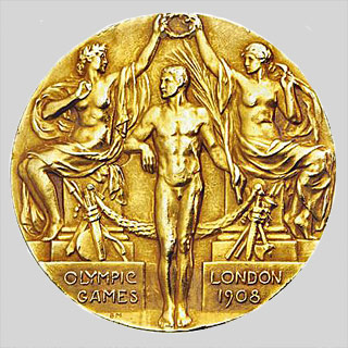 Olympic games winner medal 1908