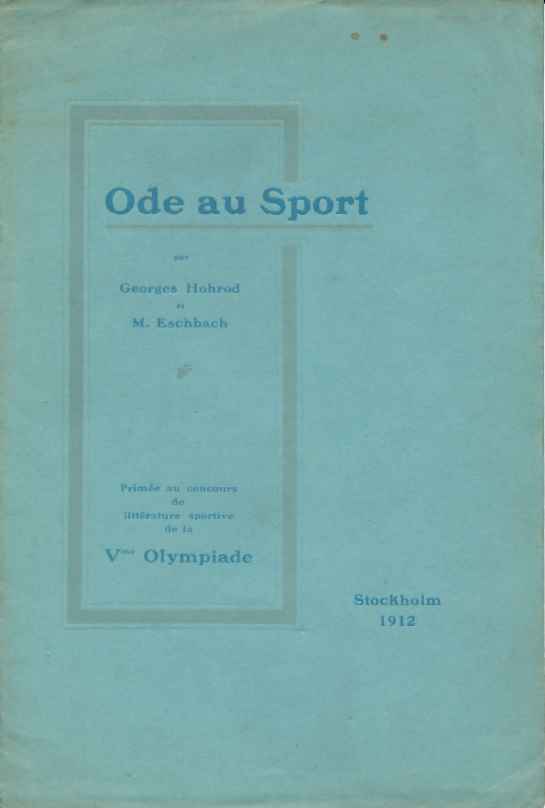 Ode au sport 1912