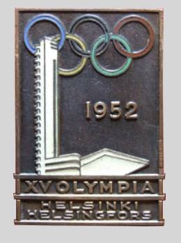badge olympic games 1952 helsinki
