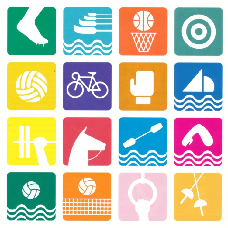 pictograms olympic games 1968 Mexico City