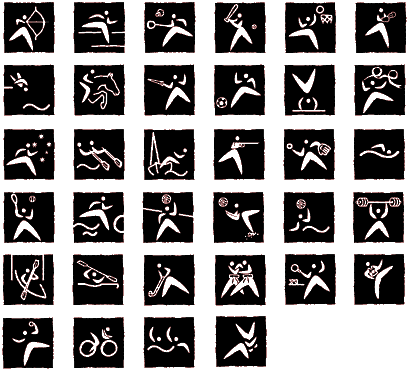 olympic pictogramme 2000 Sydney