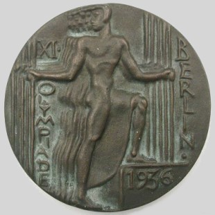 Olympic participation medal  1936 Berlin