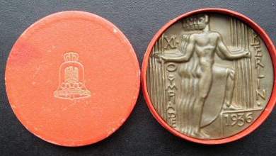 participation medal 1936 berlin olympic games