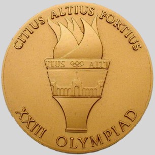 olympic participation medal 1984