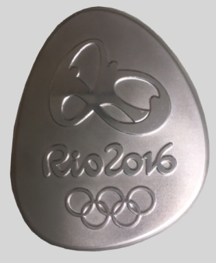 Olympic Participation Medal Rio de Janeiro 2016