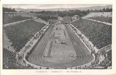 picture postcard olympic games 1896 Athens