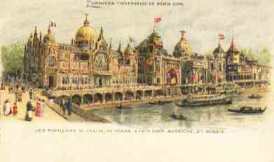 picture postcard 1900 Paris worlds fair
