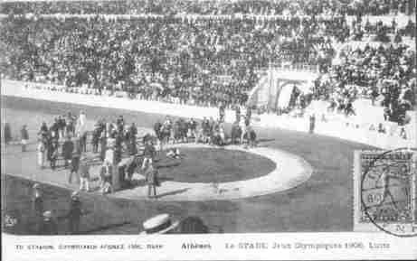 picture postcard olympic games 1906 Athens