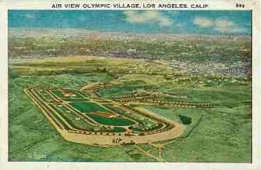 picture postcard olympic games 1932 Los Angeles