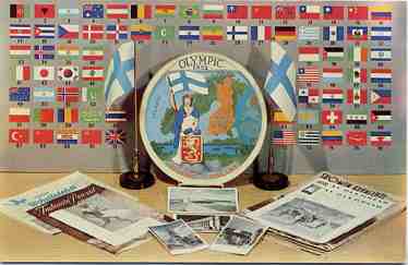picture postcard olympic games 1952 Helsinki