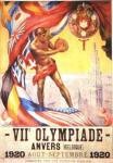 olympic games  poster 1920 Antwerp