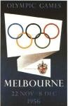 olympic games  poster 1956 Melbourne