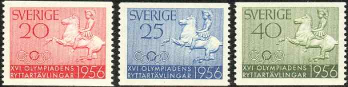 postage stamp olympic games 1956 stockholm