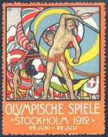 vignette olympic games 1912 antwerp