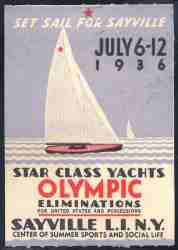 thumbnail image 2 of Original Vignette Berlin 1936 Olympic Games Stamp - Olympia Bell Design 2 of 5