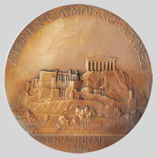 Olympic games winner medal 1896
