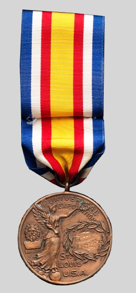 Olympic games winner medal 1904 st. louis