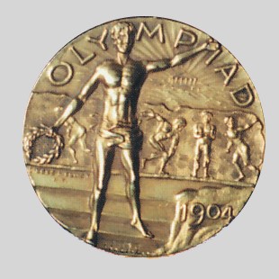 Olympic games  winner medal 1904