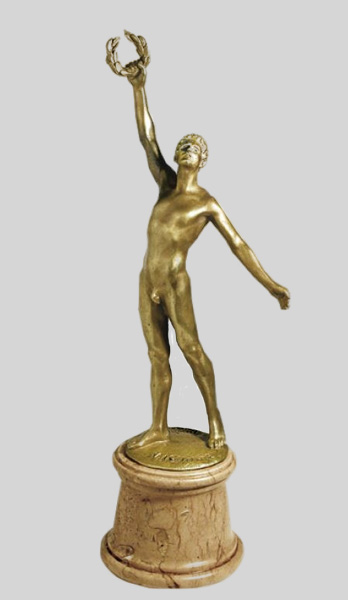 The Victorious Athlete statuette