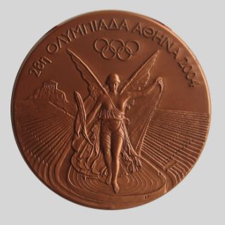 Olympic winner medal 2004 Athens